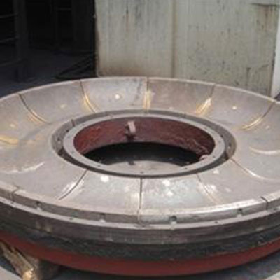 Flat plate type medium carbon steel grinding table