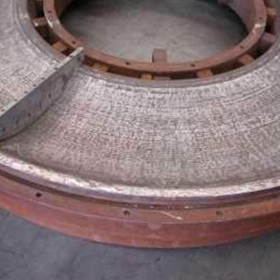 Flat plate type medium carbon steel grinding table