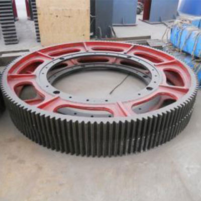 Alloyed high manganese steel gear wheel