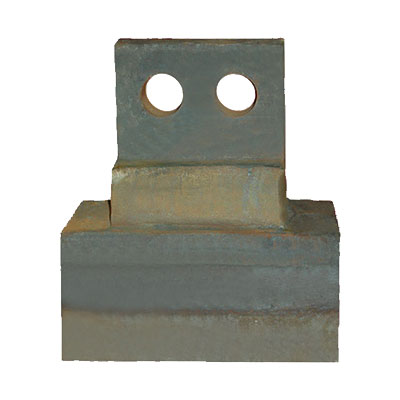 Bi-metal crusher hammer head