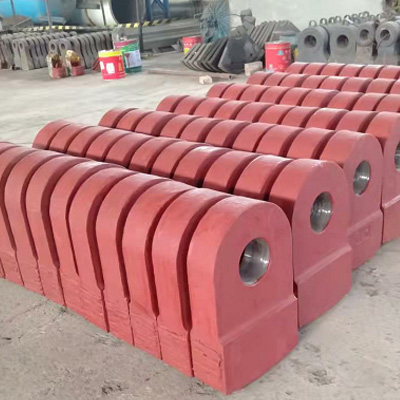 high manganese insert titanium alloy bars and hardfacing